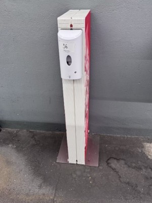 Bild 5646.56 => 1 Handhygienespender mit Standfuß