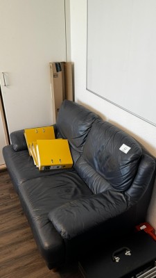 Bild 5710.62 => 1 Ledersofa, 2-sitzer