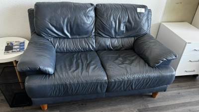 5710.9 => 2 Ledersofa, 2-sitzer